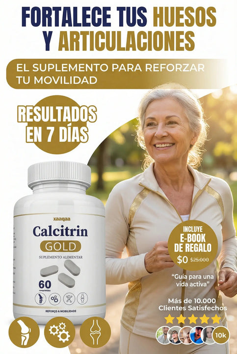 CALCITRIN GOLD IMPORTADO. NUEVA PRESENTACIÓN EN FRASCO✔