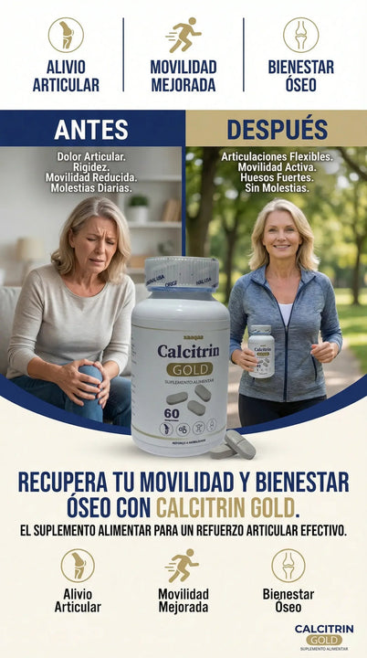 CALCITRIN GOLD IMPORTADO. NUEVA PRESENTACIÓN EN FRASCO✔
