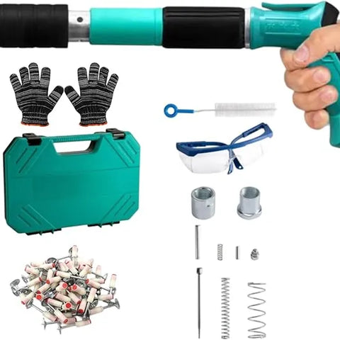 Pistola Remachadora de Alta Presión (Kit y Clavos de Regalo)